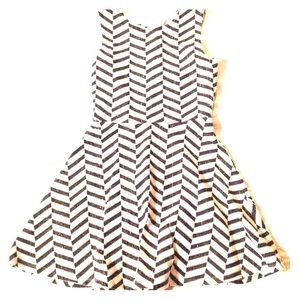 Traditional Black and White Dress